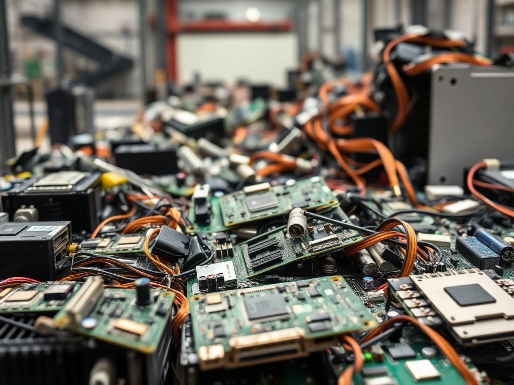 Compra de sucata eletrônica - placas e componentes em Paracatu MG - JPL Metais